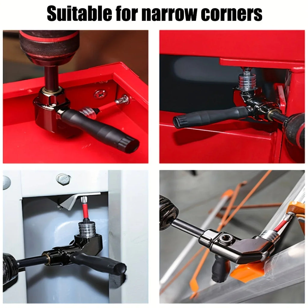 90/105 Degree Angle Electric Corner Turner, Electric Screwdriver Hardware Tool Accessories, Elbow Universa Flexible Shaft