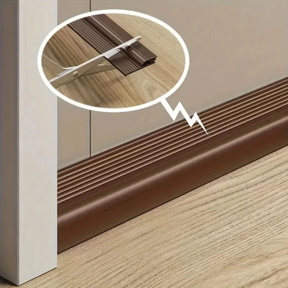1M Door Bottom Sealing Strip Windproof Dust Stopper Rain Weatherstrip Noise Reduction Insulator Energy Saving Home Hardware Tool