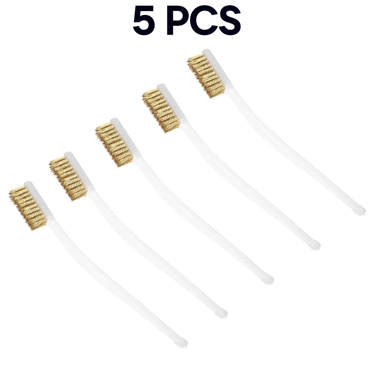 1/2/5/10Pcs Copper Plating Brass Wire Toothbrush Nozzle For 3D Printer Parts Ender 3 MK8 E3D Extruder Cleaner Tool Copper Brush