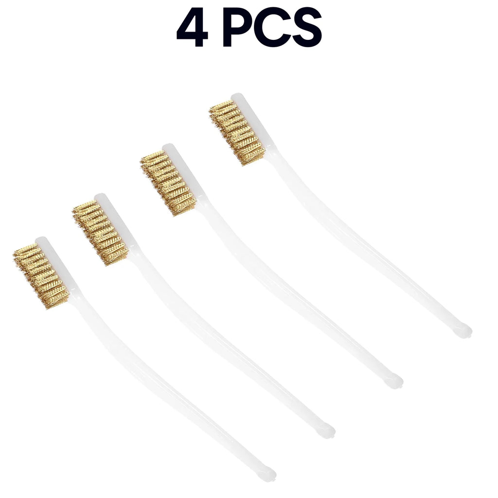 1/2/5/10Pcs Copper Plating Brass Wire Toothbrush Nozzle For 3D Printer Parts Ender 3 MK8 E3D Extruder Cleaner Tool Copper Brush