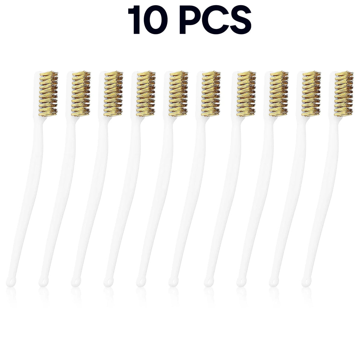 1/2/5/10Pcs Copper Plating Brass Wire Toothbrush Nozzle For 3D Printer Parts Ender 3 MK8 E3D Extruder Cleaner Tool Copper Brush