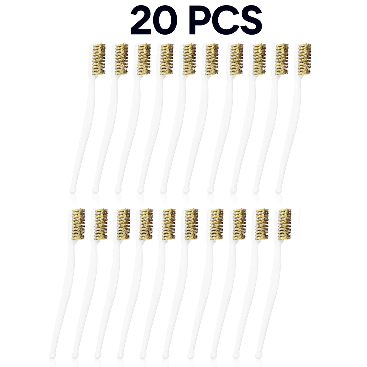 1/2/5/10Pcs Copper Plating Brass Wire Toothbrush Nozzle For 3D Printer Parts Ender 3 MK8 E3D Extruder Cleaner Tool Copper Brush