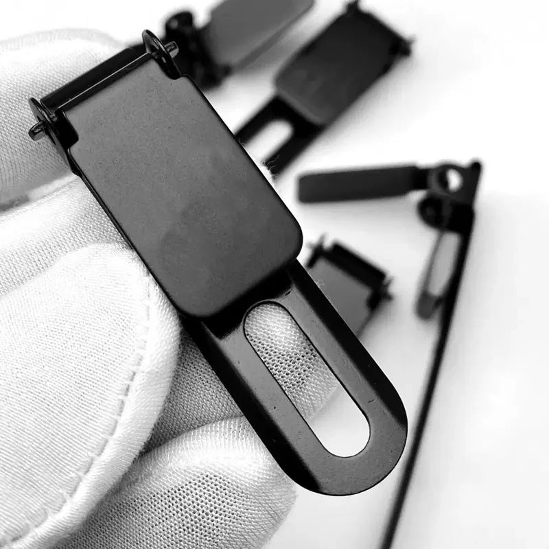 Quick Release Belt Clip Tactical Waist Clip Knife Sheath Clamp Screw Washer Set Stainless Steel HOMEFISH DIY Hardware